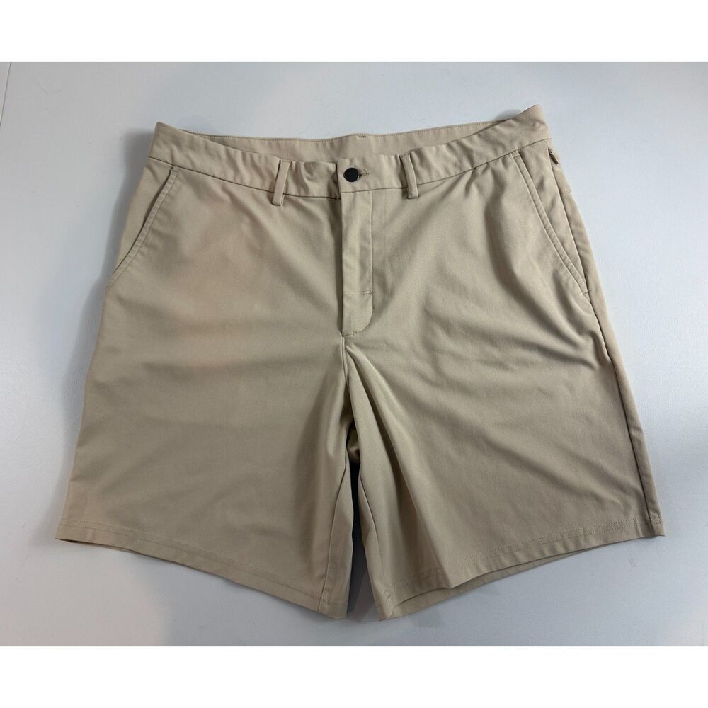 Old Navy Active Tech Hybrid Khaki Shorts - Size 36